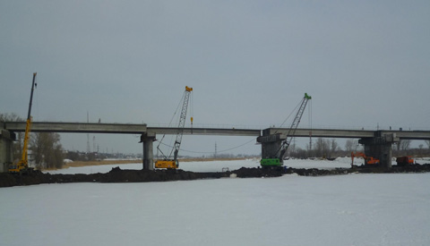 реконструкция моста через реку «Тобол» г. Костанай